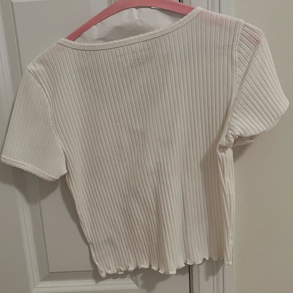 America eagle quarter button cropped top - Picture 2 of 3